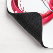 Infinity with Red Wine Mousepad (Ecke)