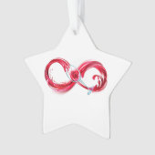 Infinity with Red Wine Ornament (Vorderseite)