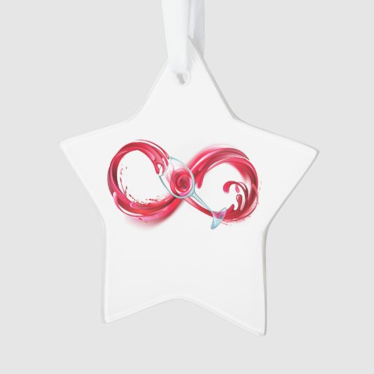 Infinity with Red Wine Ornament (Vorderseite)