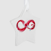 Infinity with Red Wine Ornament (Vorderseite)