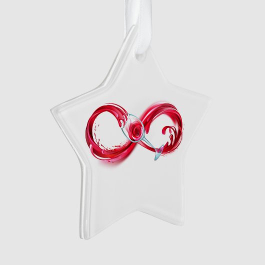 Infinity with Red Wine Ornament (Vorderseite)
