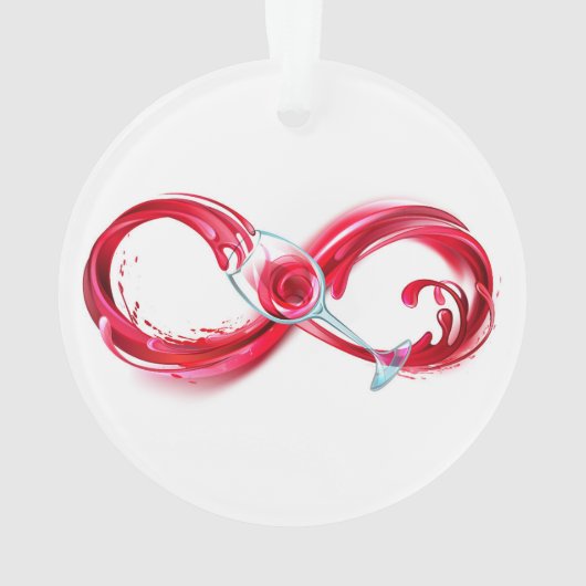 Infinity with Red Wine Ornament (Rückseite)