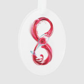 Infinity with Red Wine Ornament (Rückseite)