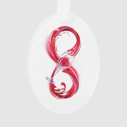 Infinity with Red Wine Ornament (Rückseite)