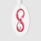 Infinity with Red Wine Ornament (Vorderseite)