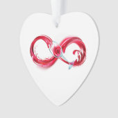 Infinity with Red Wine Ornament (Vorderseite)