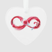 Infinity with Red Wine Ornament (Vorderseite)