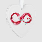 Infinity with Red Wine Ornament (Vorderseite)