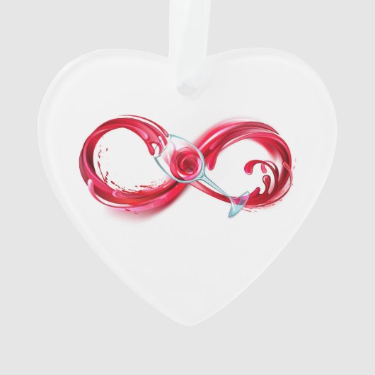 Infinity with Red Wine Ornament (Rückseite)
