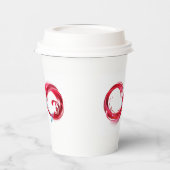 Infinity with Red Wine Pappbecher (Links)