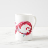 Infinity with Red Wine Porzellantasse (Vorderseite Rechts)