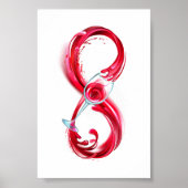 Infinity with Red Wine Poster (Vorne)