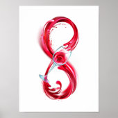 Infinity with Red Wine Poster (Vorne)