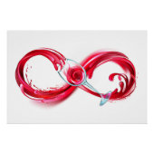 Infinity with Red Wine Poster (Vorderseite)