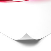 Infinity with Red Wine Poster (Ecke)