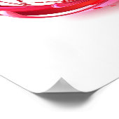 Infinity with Red Wine Poster (Ecke)