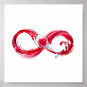 Infinity with Red Wine Poster (Vorne)