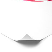 Infinity with Red Wine Poster (Ecke)