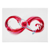 Infinity with Red Wine Poster (Vorderseite)