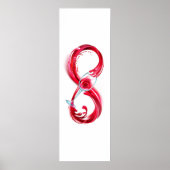 Infinity with Red Wine Poster (Vorne)