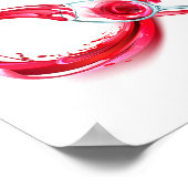 Infinity with Red Wine Poster (Ecke)