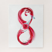 Infinity with Red Wine Puzzle (Vertikal)