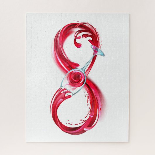 Infinity with Red Wine Puzzle (Vertikal)