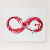 Infinity with Red Wine Puzzle (Horizontal)