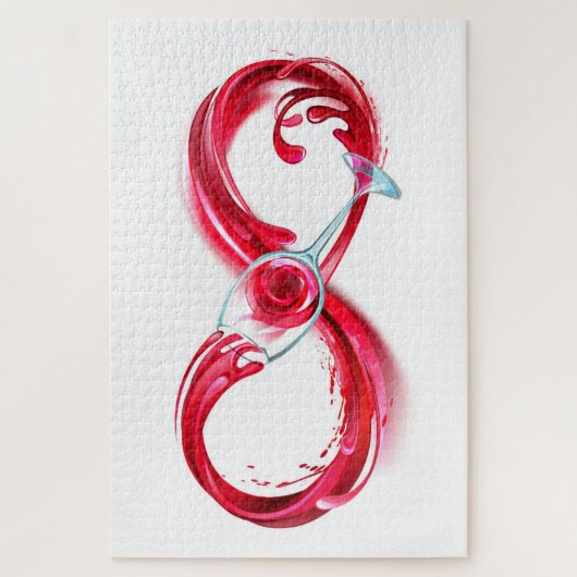 Infinity with Red Wine Puzzle (Vertikal)