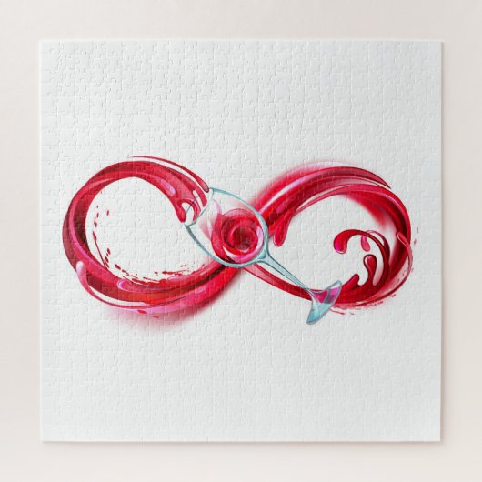 Infinity with Red Wine Puzzle (Vertikal)