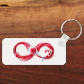 Infinity with Red Wine Schlüsselanhänger (Vorderseite)