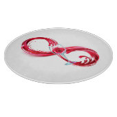 Infinity with Red Wine Schneidebrett (Ecke)