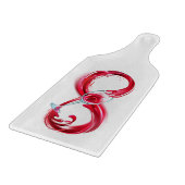 Infinity with Red Wine Schneidebrett (Ecke)