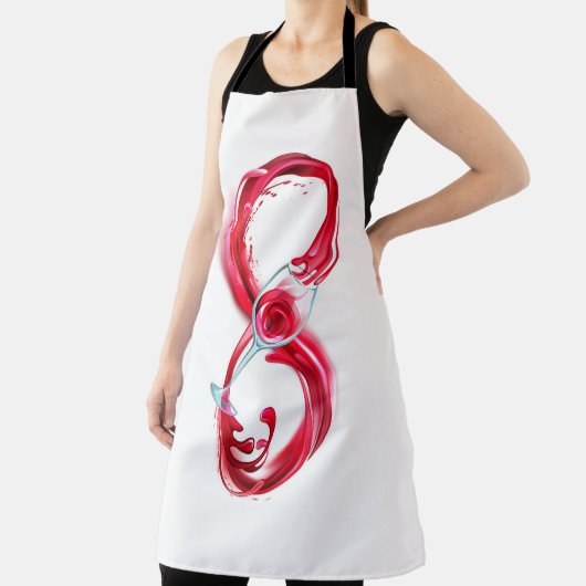 Infinity with Red Wine Schürze (InSitu)