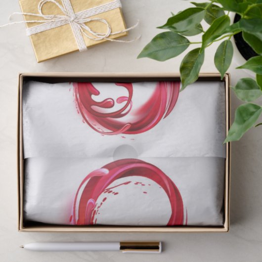 Infinity with Red Wine Seidenpapier (Geschenk)