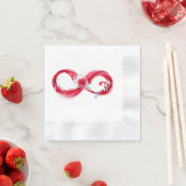 Infinity with Red Wine Serviette (Beispiel)