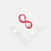 Infinity with Red Wine Serviette (Ecke)