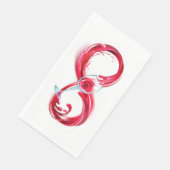 Infinity with Red Wine Serviette (Ecke)