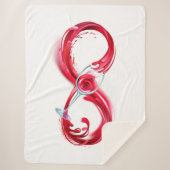 Infinity with Red Wine Sherpadecke (Vorderseite)