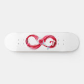 Infinity with Red Wine Skateboard (Horizontal)