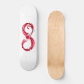 Infinity with Red Wine Skateboard (Vorderseite)