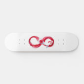 Infinity with Red Wine Skateboard (Horizontal)