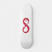 Infinity with Red Wine Skateboard (Vorne)