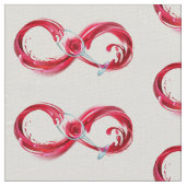 Infinity with Red Wine Stoff (Nahaufnahme)
