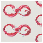 Infinity with Red Wine Stoff (Nahaufnahme)