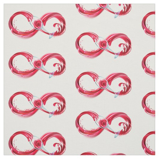 Infinity with Red Wine Stoff (Muster)