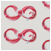 Infinity with Red Wine Stoff (Nahaufnahme)