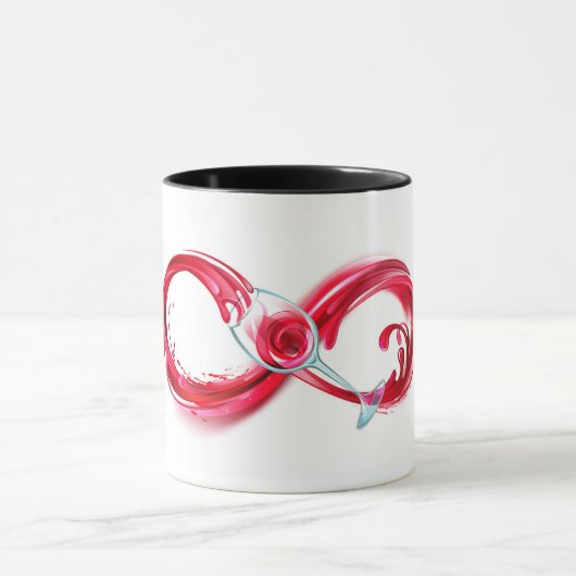 Infinity with Red Wine Tasse (Zentrum)