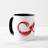 Infinity with Red Wine Tasse (Vorderseite Links)