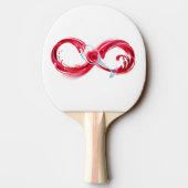 Infinity with Red Wine Tischtennis Schläger (Rückseite)